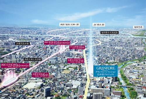 「（仮称）グランフォーレマンション白木原プロジェクト」サイトを公開しました。